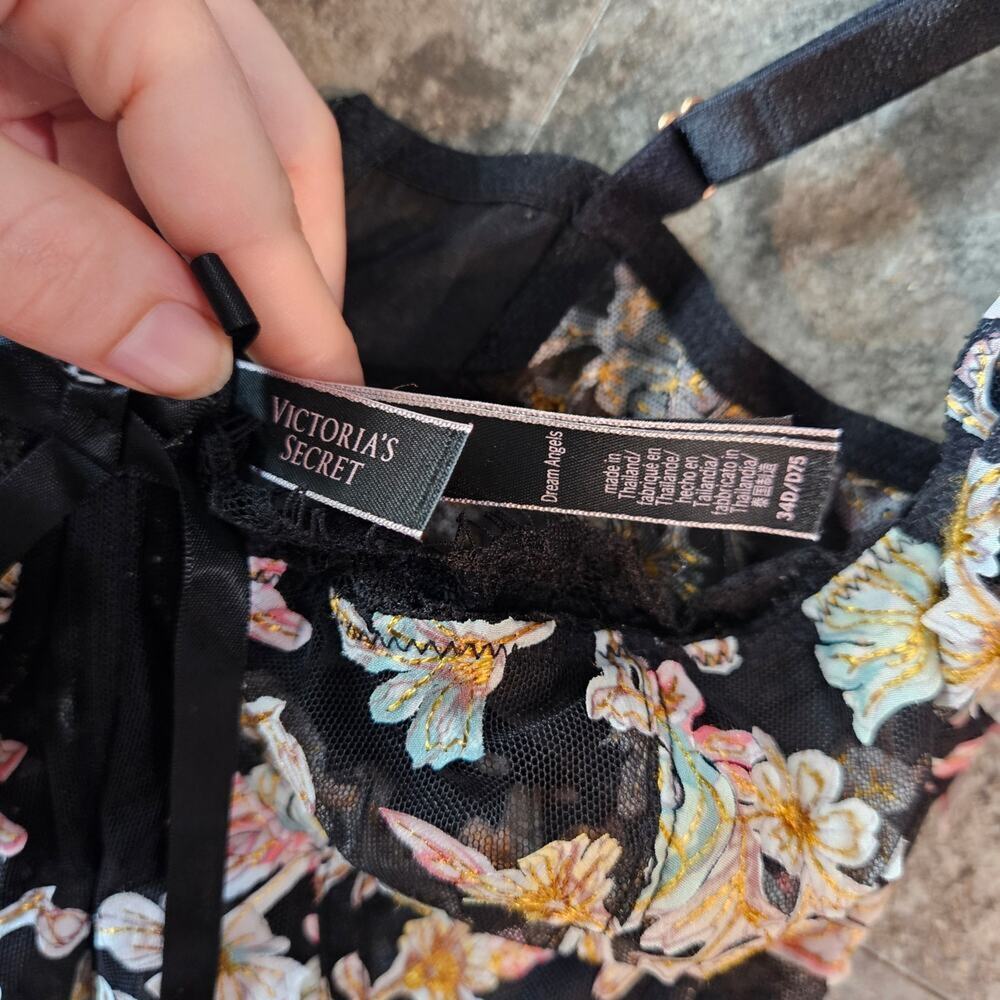 Victoria's Secret Dream Angels Bustier Top Size 34D Fairy Whimsical Coquette - Picture 4 of 7